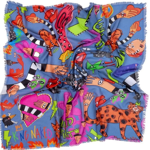 Give It To Me Büyük Kare Soft Şal 110 CM