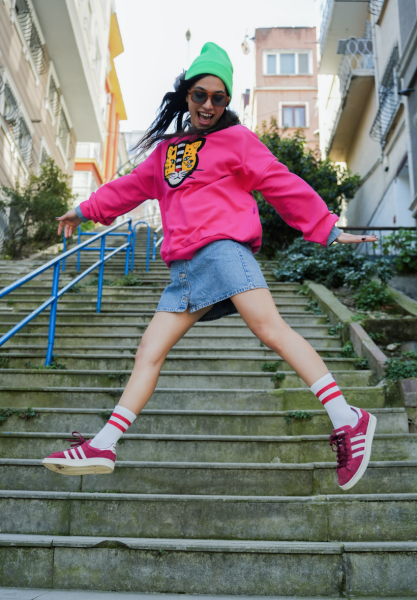 Stranger Unisex Sweatshirt / Fuşya