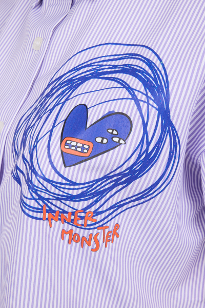 Inner Monster Crop Gömlek