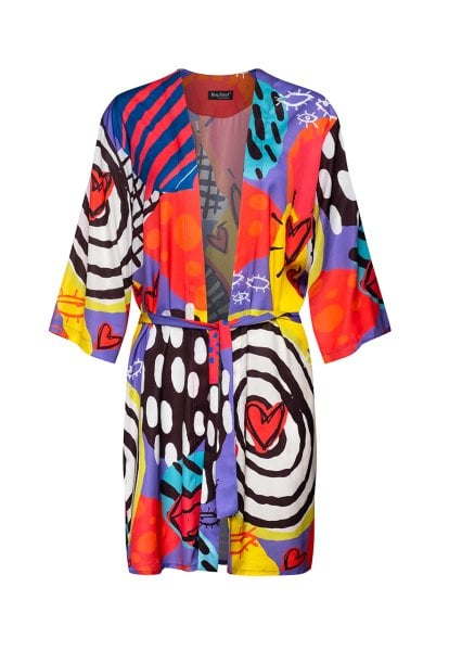 Jumping in the Jungle Kimono