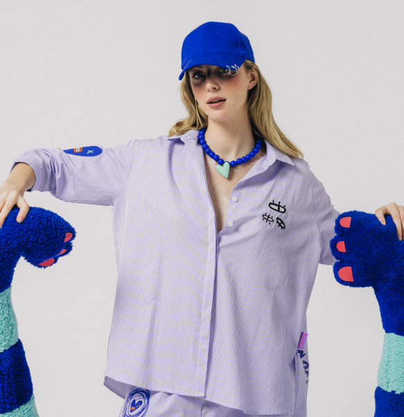 Monstrous Oversize Gömlek