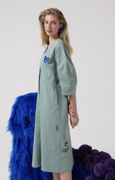 Monstrous Düğmeli Elbise