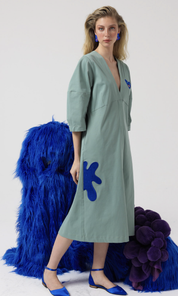 Monstrous Düğmeli Elbise