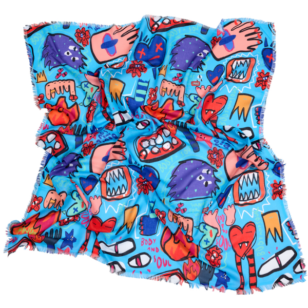 Body and Soul Büyük Kare Soft Şal 110 CM