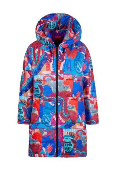 Monster Kapüşonlu Puffer Mont