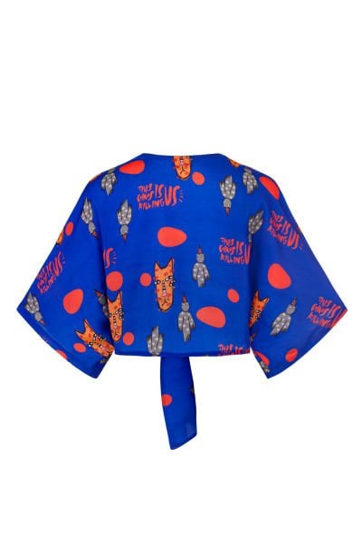 Chaos Crop & Pantolon Takım