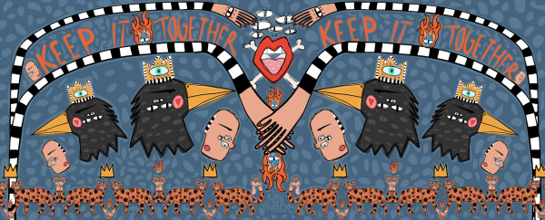 Keep it Together Dikdörtgen Şal