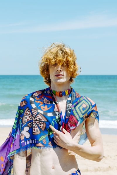 No Rush Büyük Kare Soft Şal 110 CM