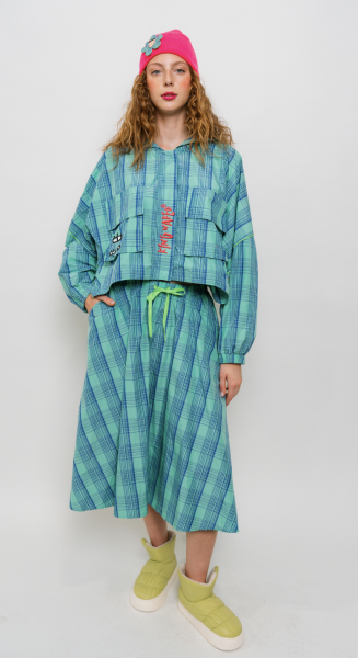 Late Bloomer Ekose Oversized Ceket