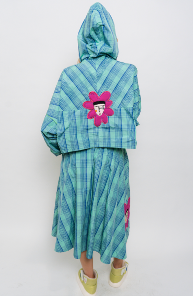 Late Bloomer Ekose Oversized Ceket