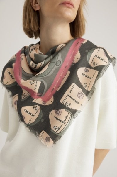 What about us? Kışlık Kare Şal